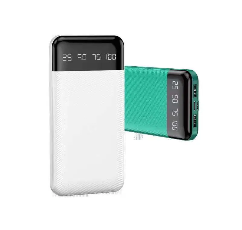 LED Display Promotional Gift Portable Fast Charging Polymer Battery Power Mobile Power Bank